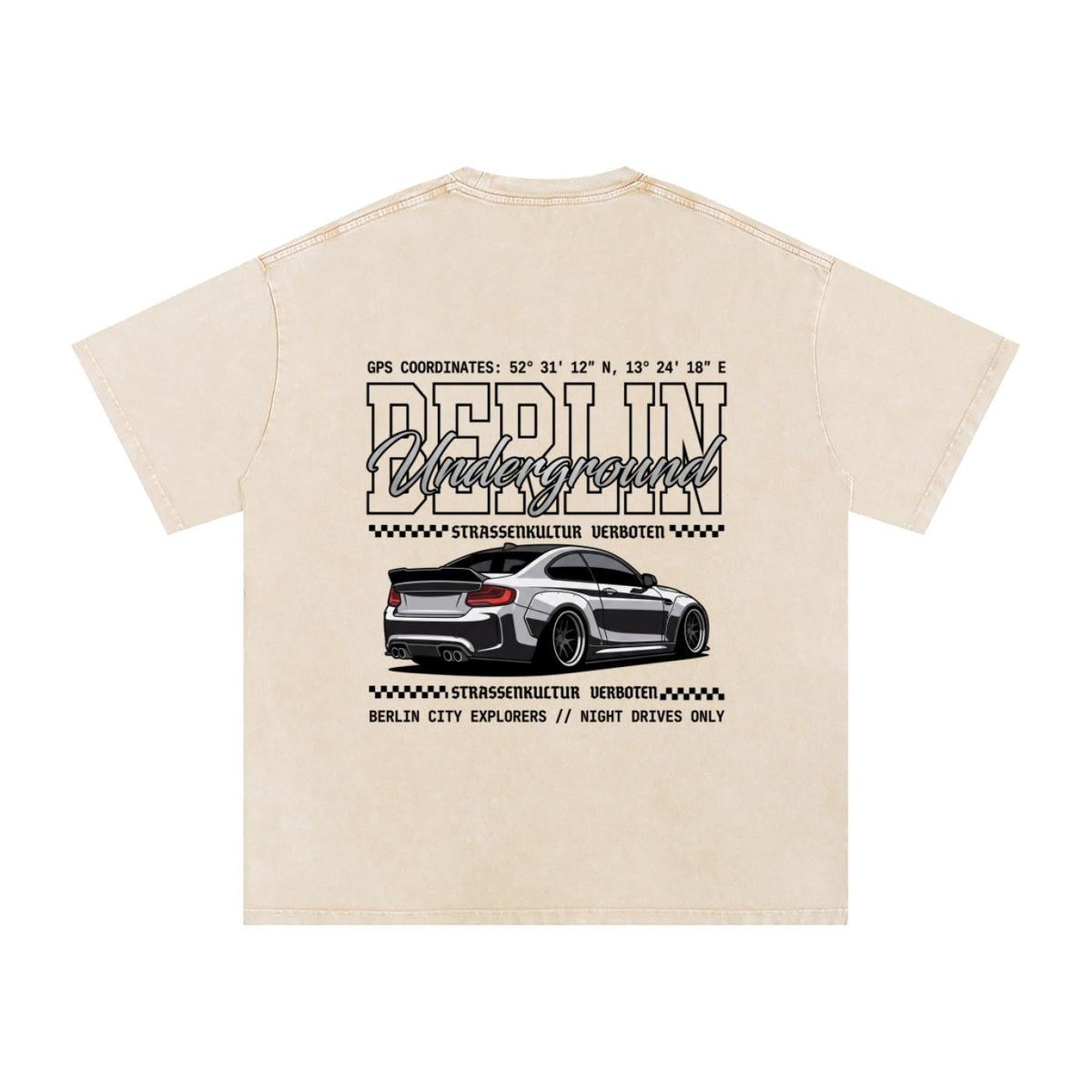 Berlin Underground Car Graphic Tee
