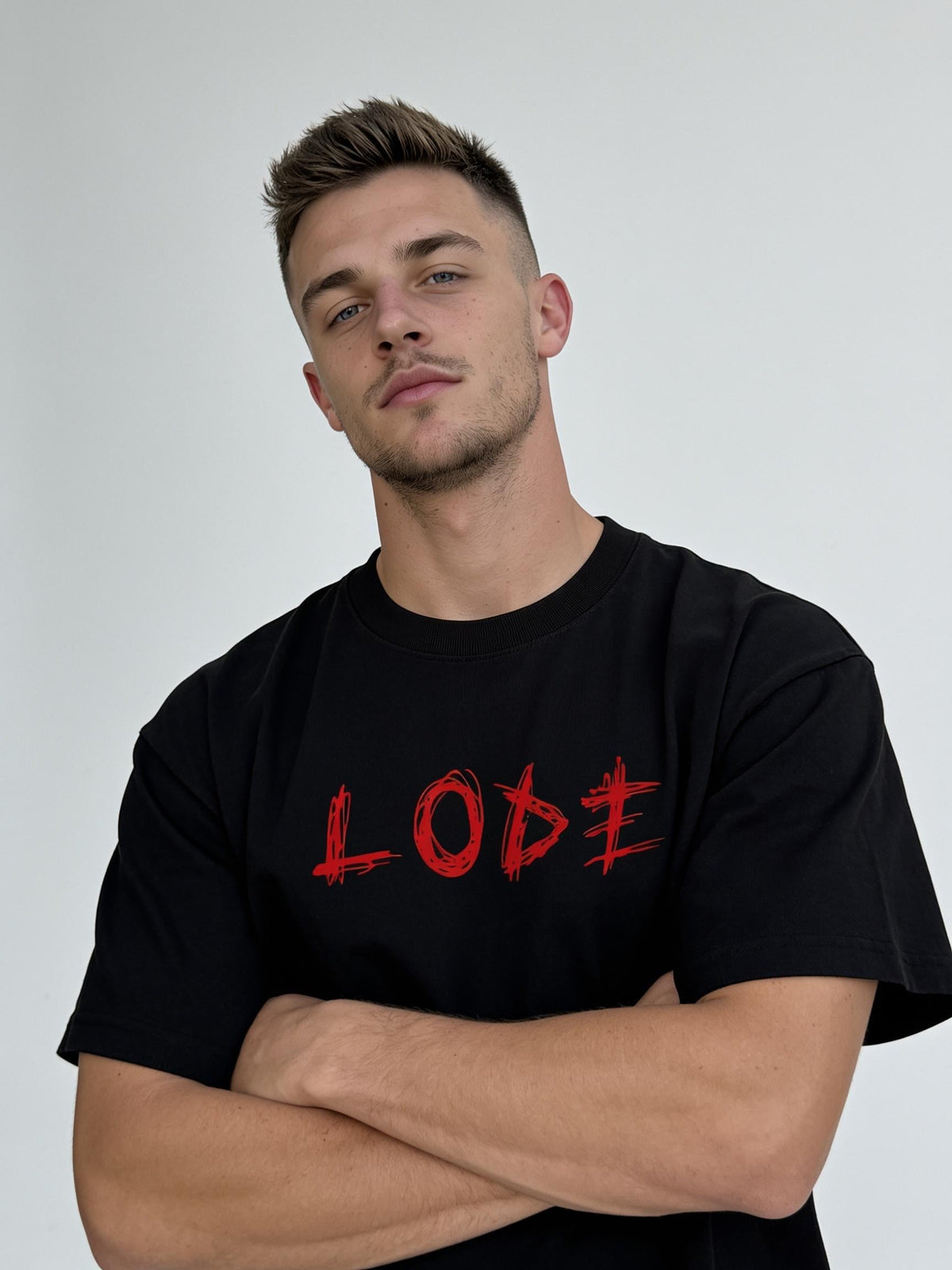 LODE LIFE Back Print Tee — Black