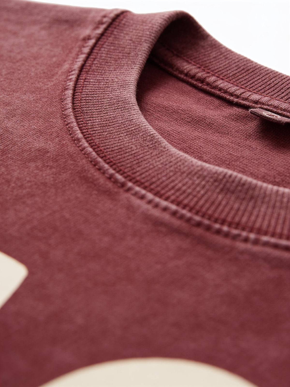 RAGE Drip Oversized Tee — Washed Burgundy