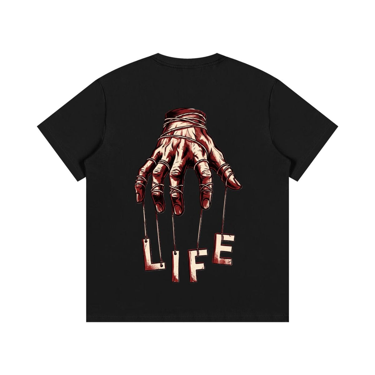 LODE LIFE Back Print Tee — Black