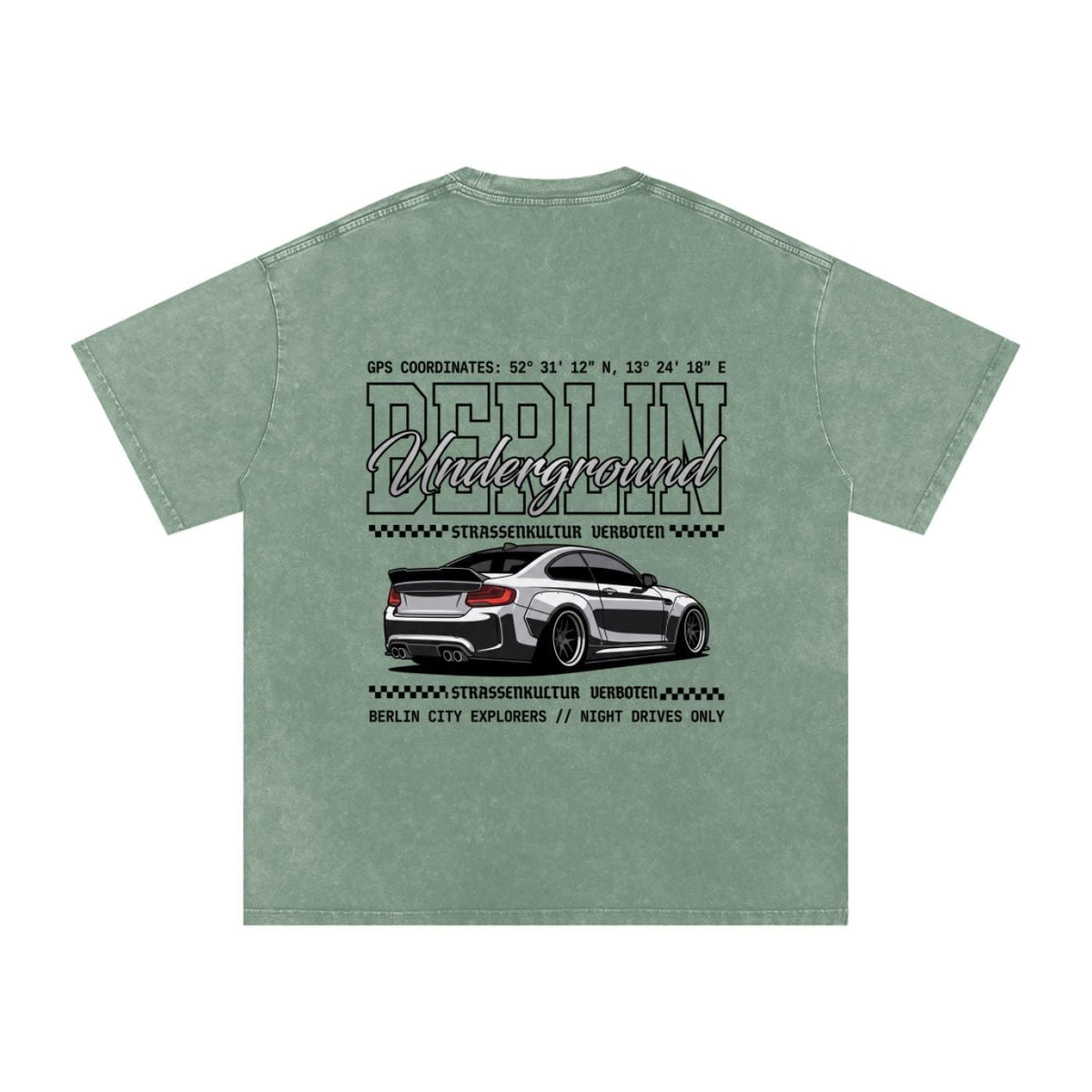 Berlin Underground Car Graphic Tee