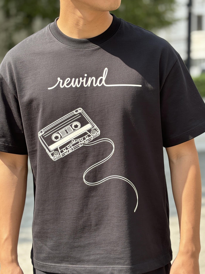 Retro Cassette Tape Oversized Tee