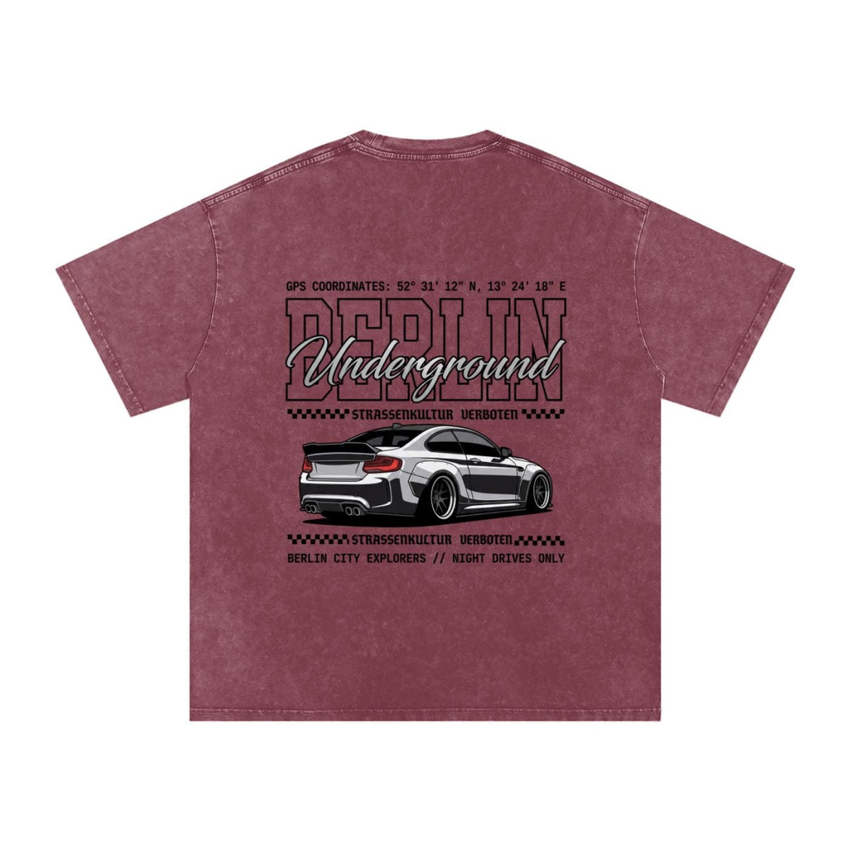 Berlin Underground Car Graphic Tee